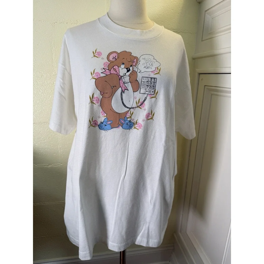 Vtg 90s Teddy Bear Phone 